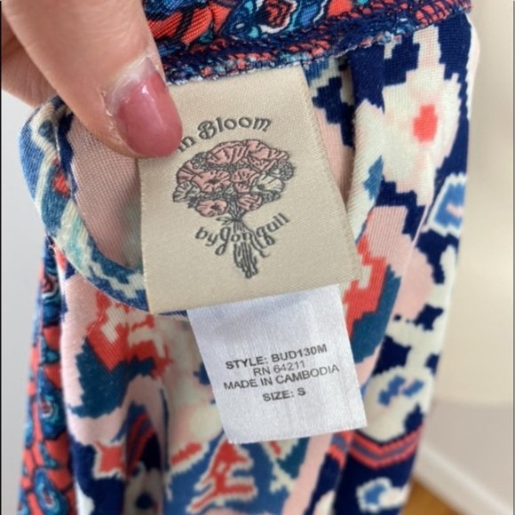 In Bloom Robe Floral Print Wrap - Picture 4 of 4